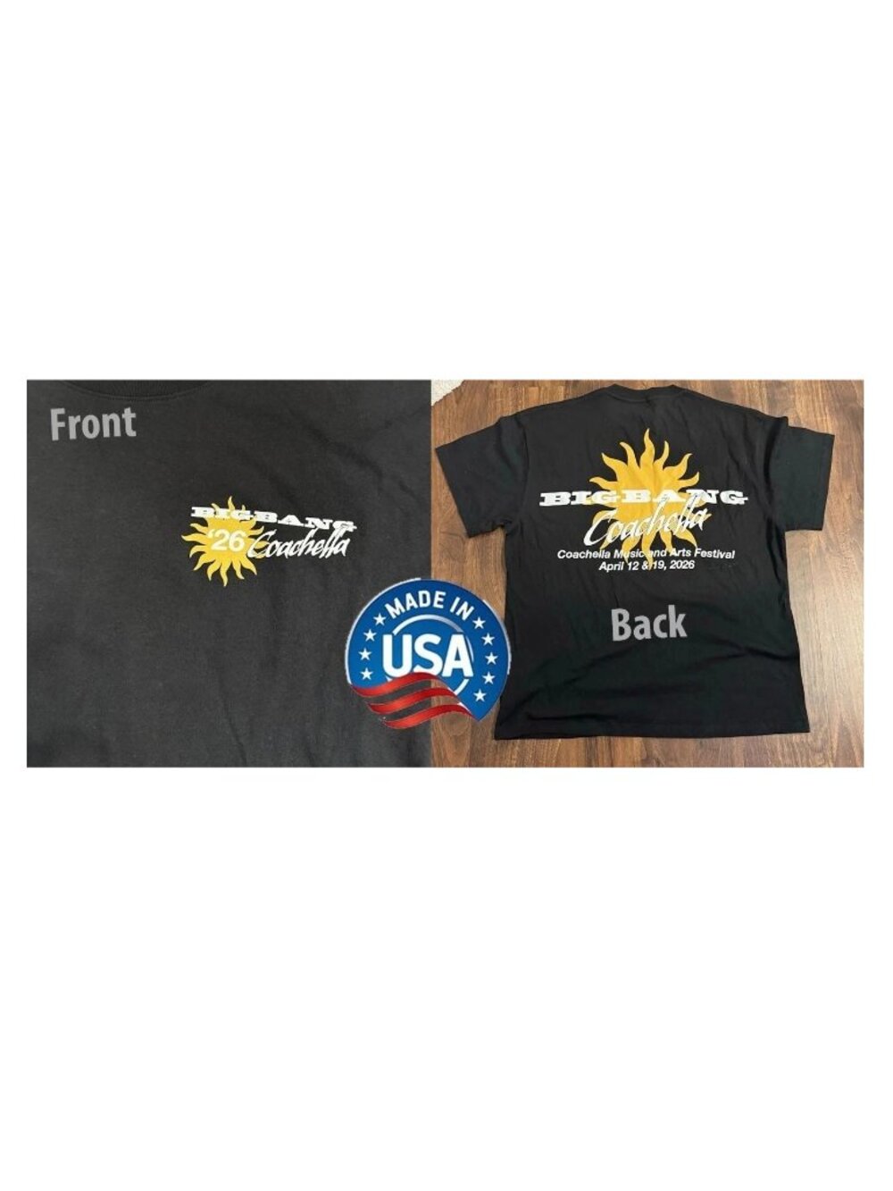 BIGBANG Coachlla 2026 T-Shirt 252